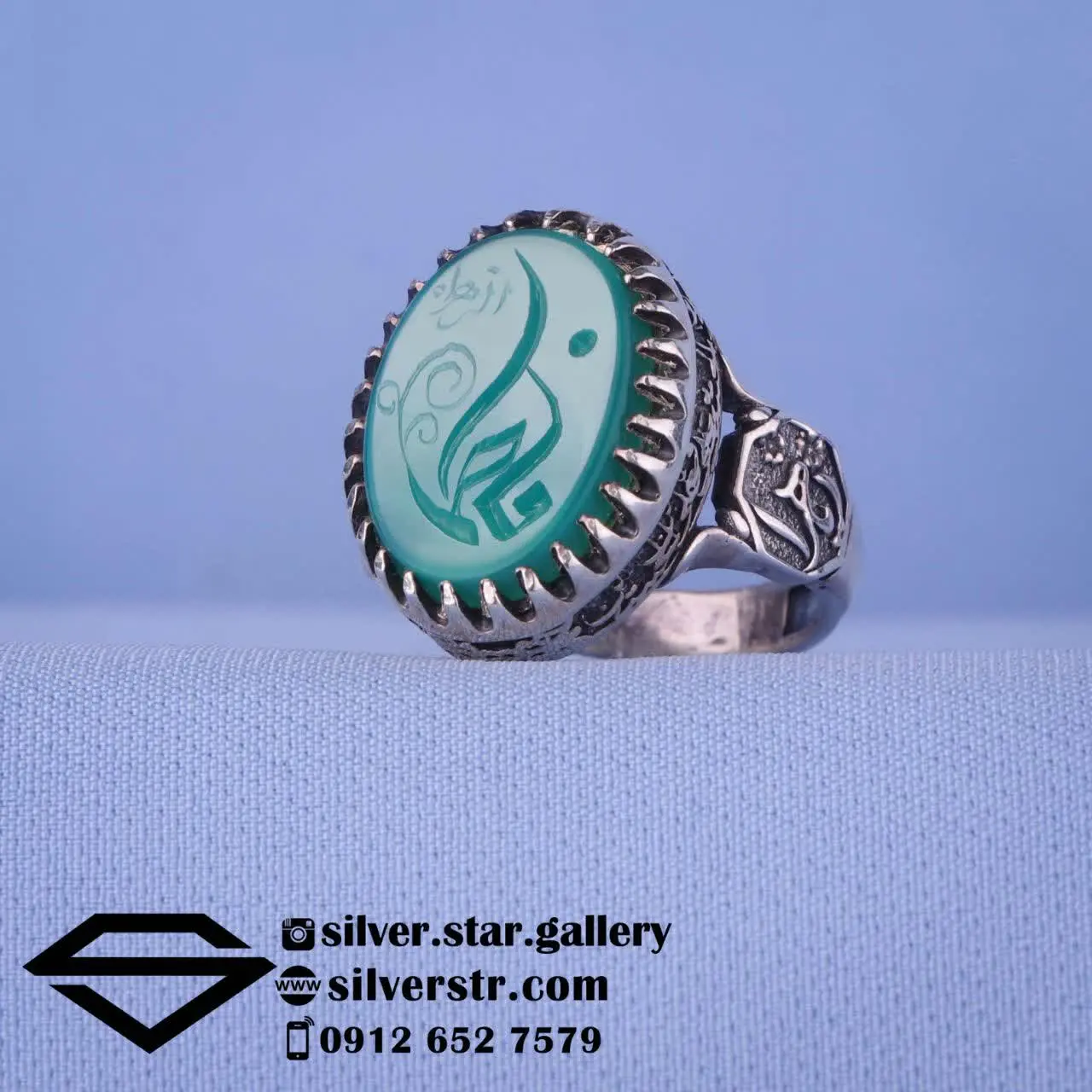 💚 انگشتر #مردانه عقیق سرخ خطی کد ۱۲۱۲
