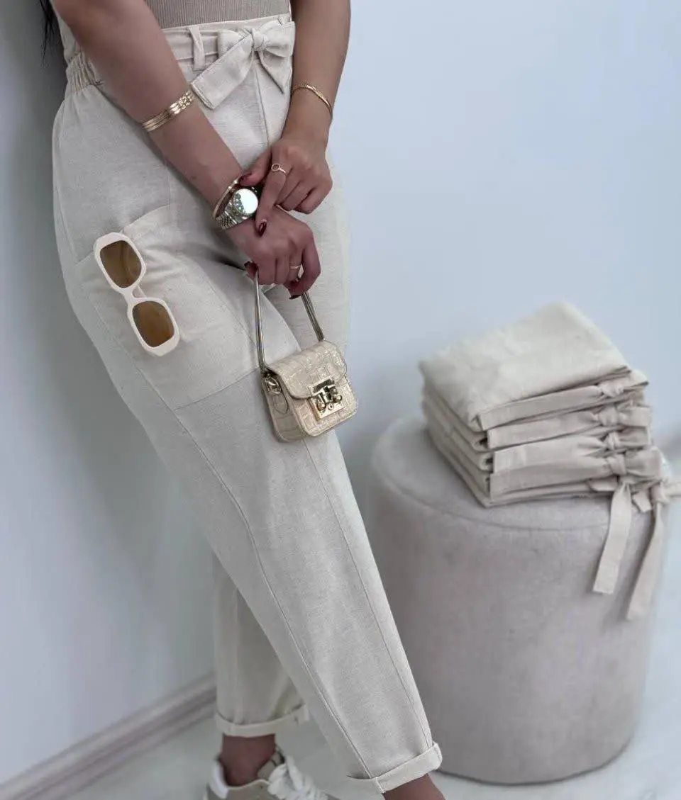 نام: شلوار مام لینن
