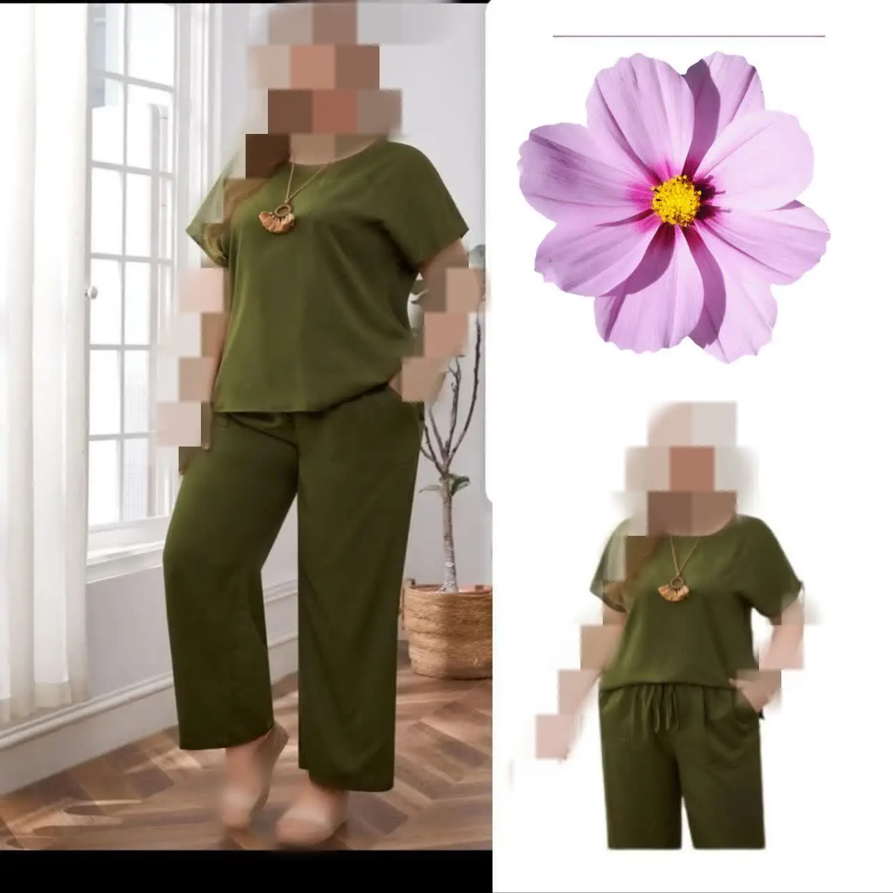 ست بلوزشلوار راحتی
