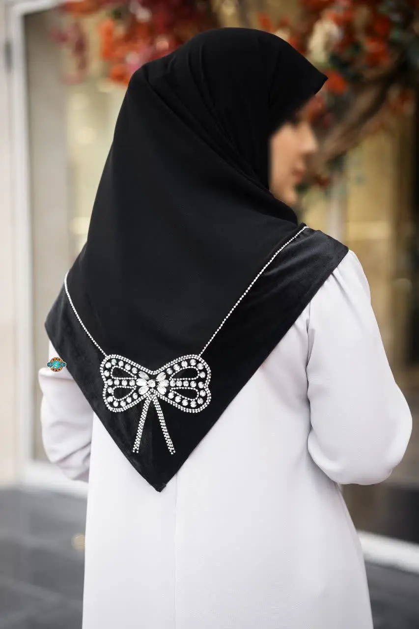 روسری جواهردوزی کد۱۹