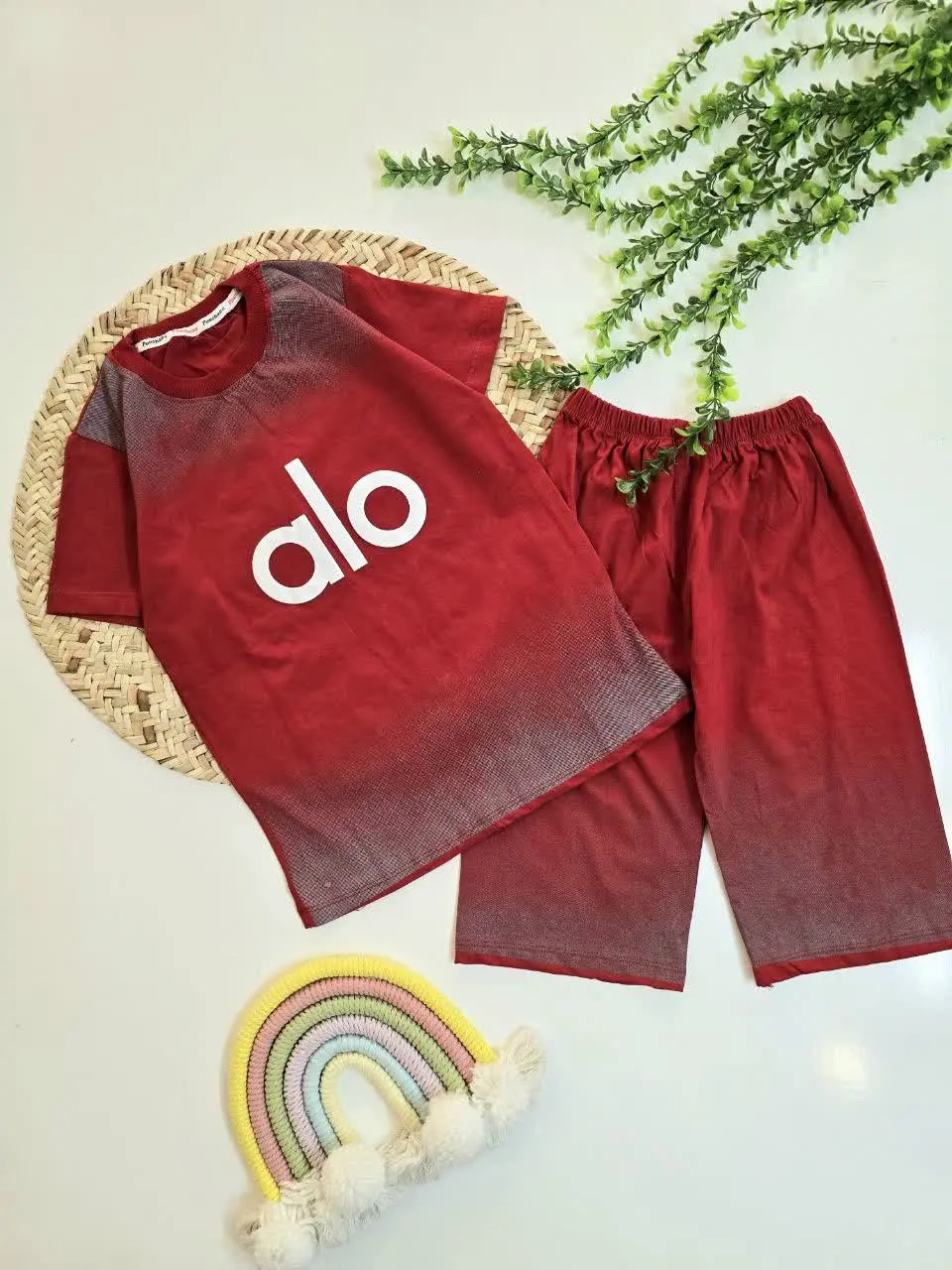 تیشرت شلوارک طرح alo