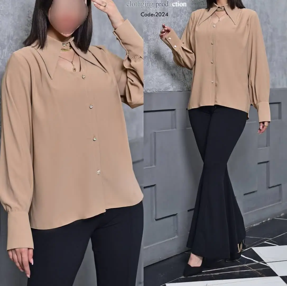 💞شومیز یقه خرگوشی پرفروش💞
