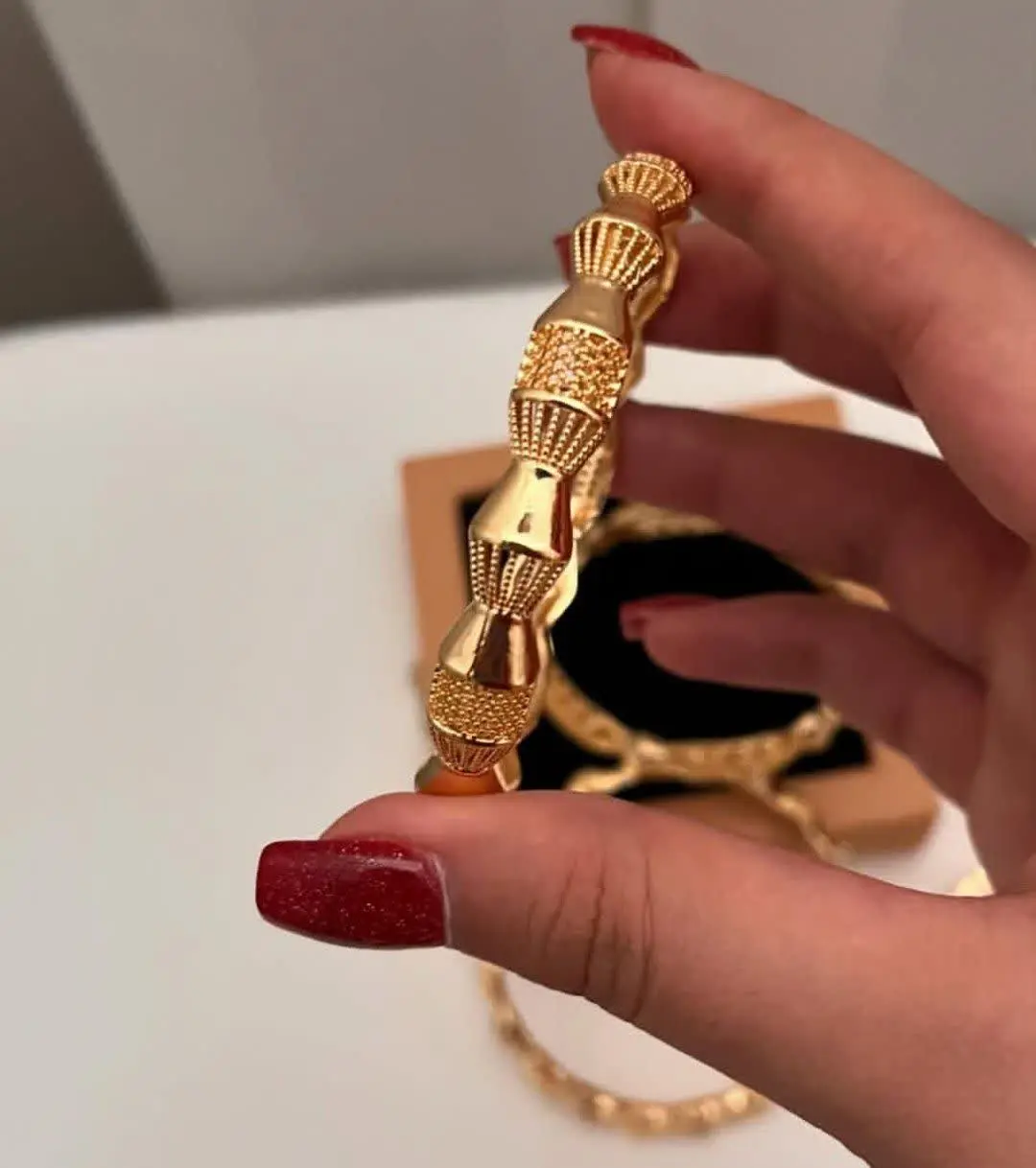 💍النگوی بسیار زیبای طلاروس 🤗