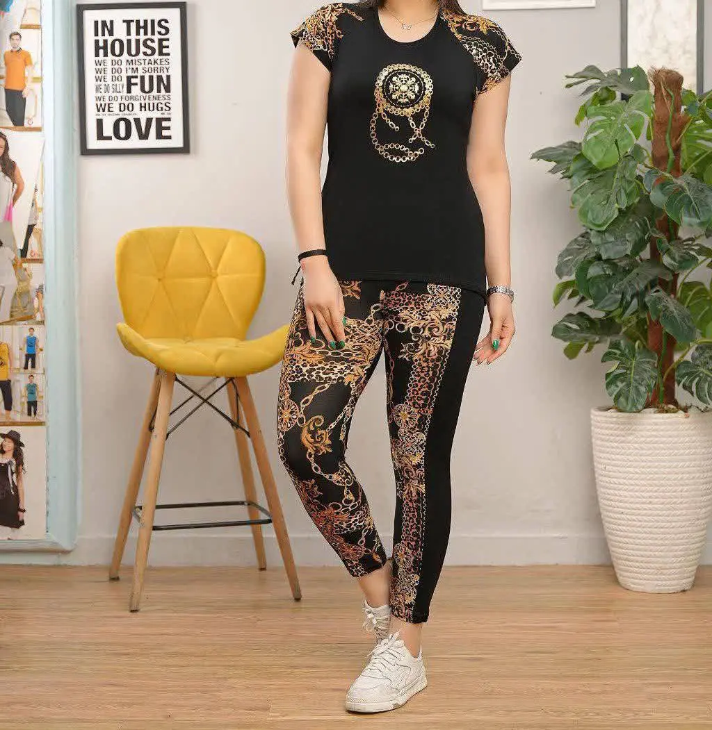 🖋نام: تیشرت شلوار زنجیری پلاک
