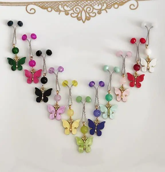 ⚜ گیره پروانه با رنگ‌بندی متنوع و زیبا😍
