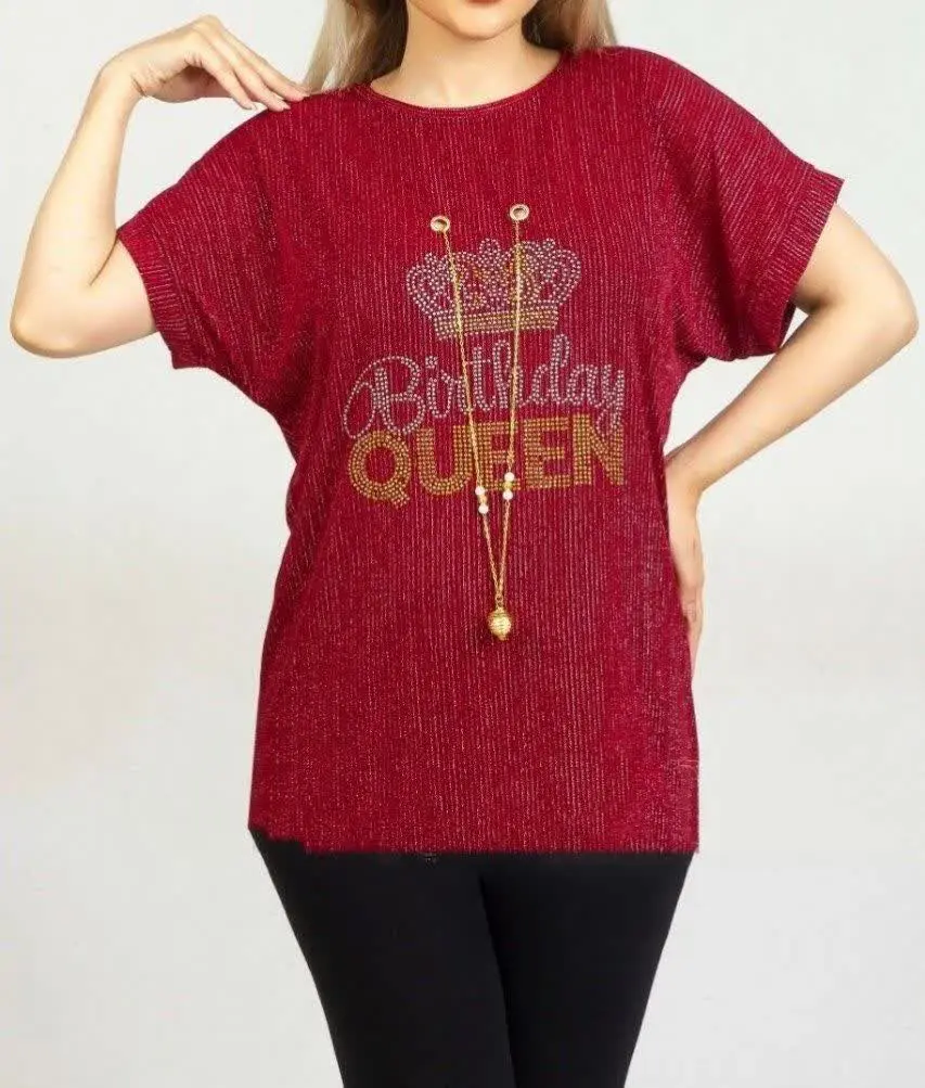 ⚜️نام کالا: تیشرت لمه گردنبنددار 
