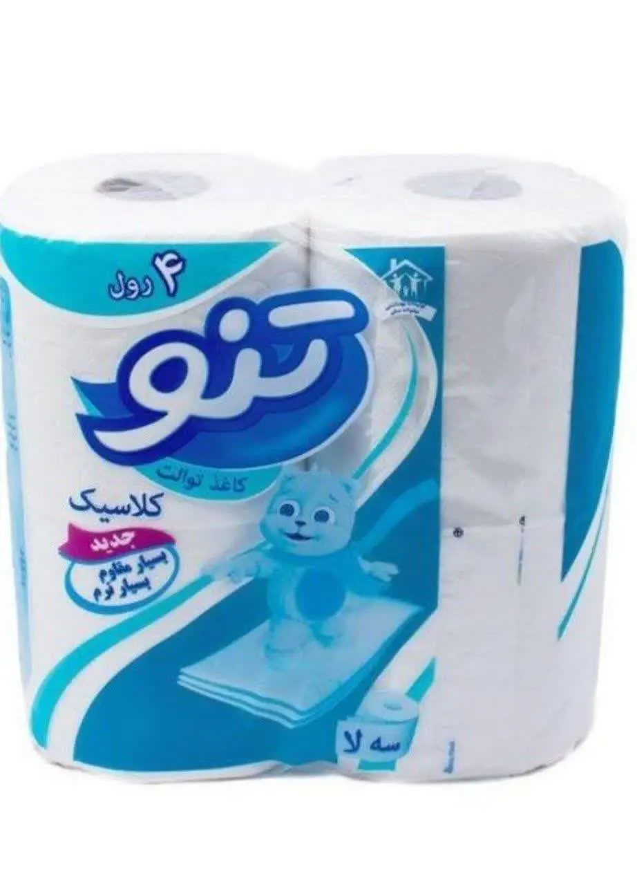 دستمالکاغذی رولی تنو۴ عددی