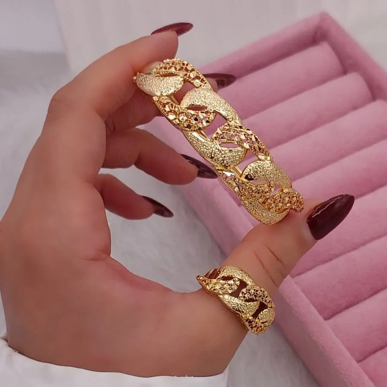ست دستبند انگشتر جدید😍😍