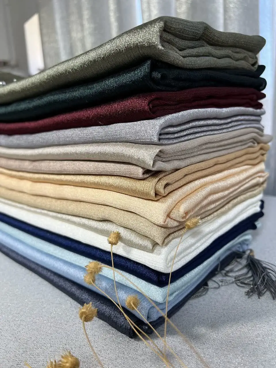 ☘ روسری نخ کریستال 😍