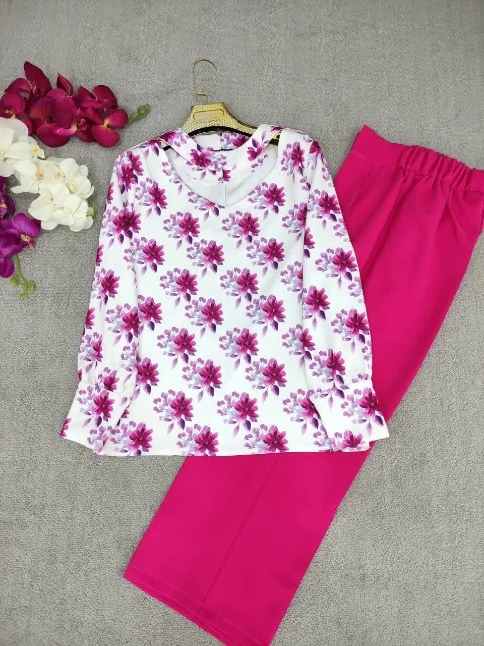 🍃نام: شومیز شلوار یاس
