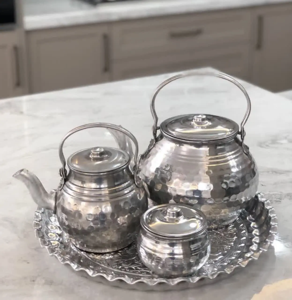 ۷ پارچه چایخوری چکشی✔️
