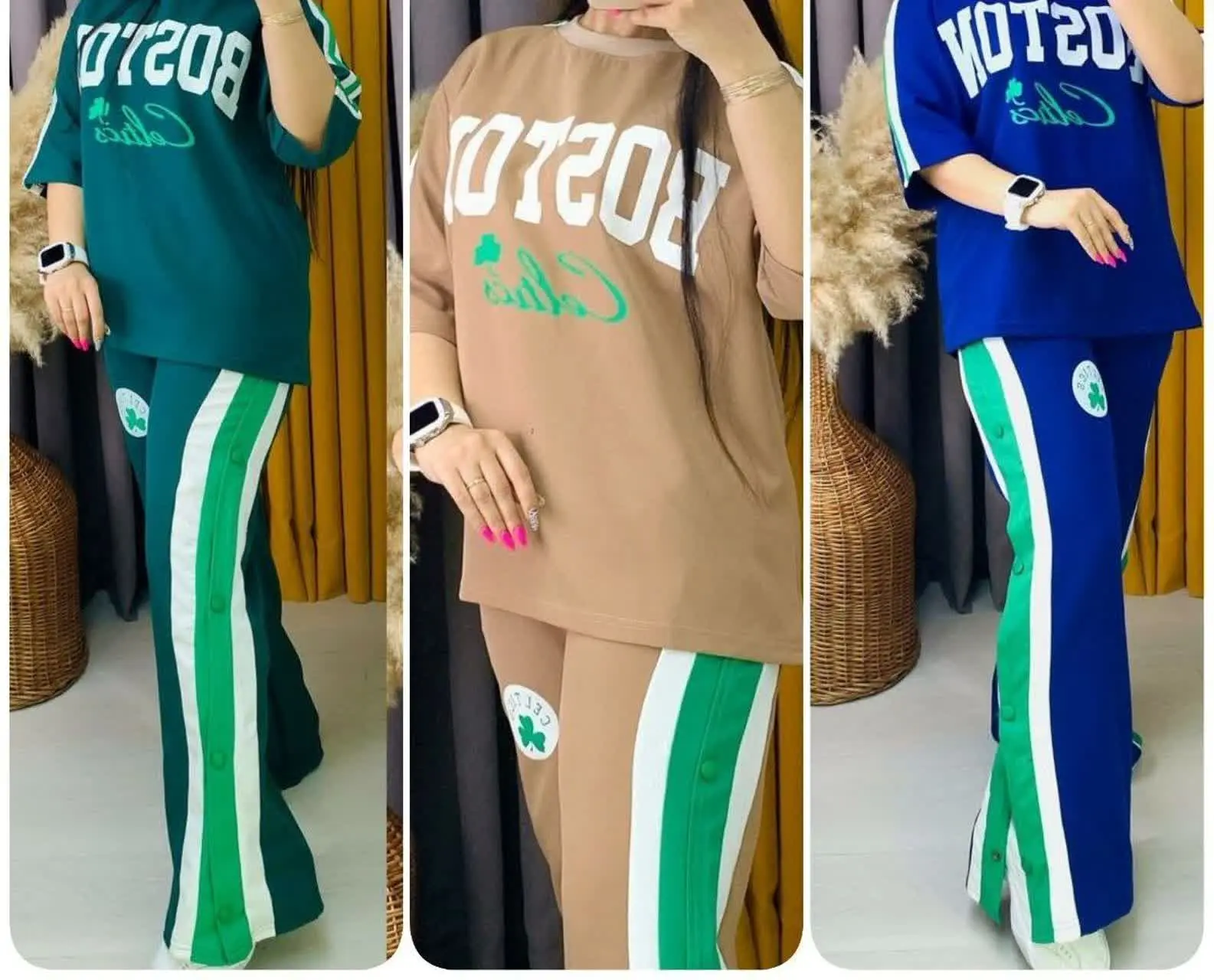 ❤️نام: تیشرت و شلوار مدل BOSTON
