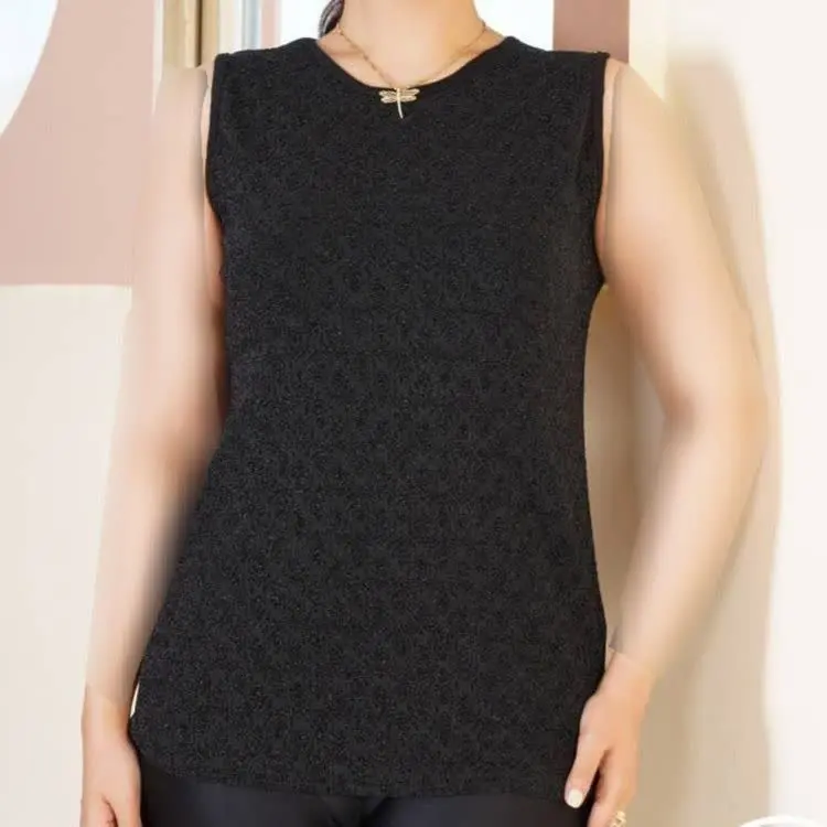 🌼تاپ لمه مشکی، زیر کتی 
