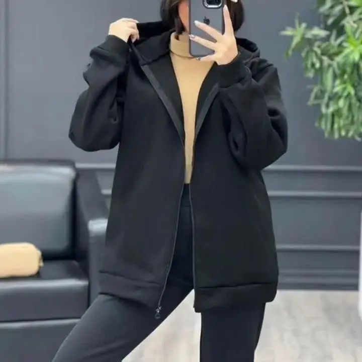 ❤️نام: سوییشرت جلو زیپ ساده
