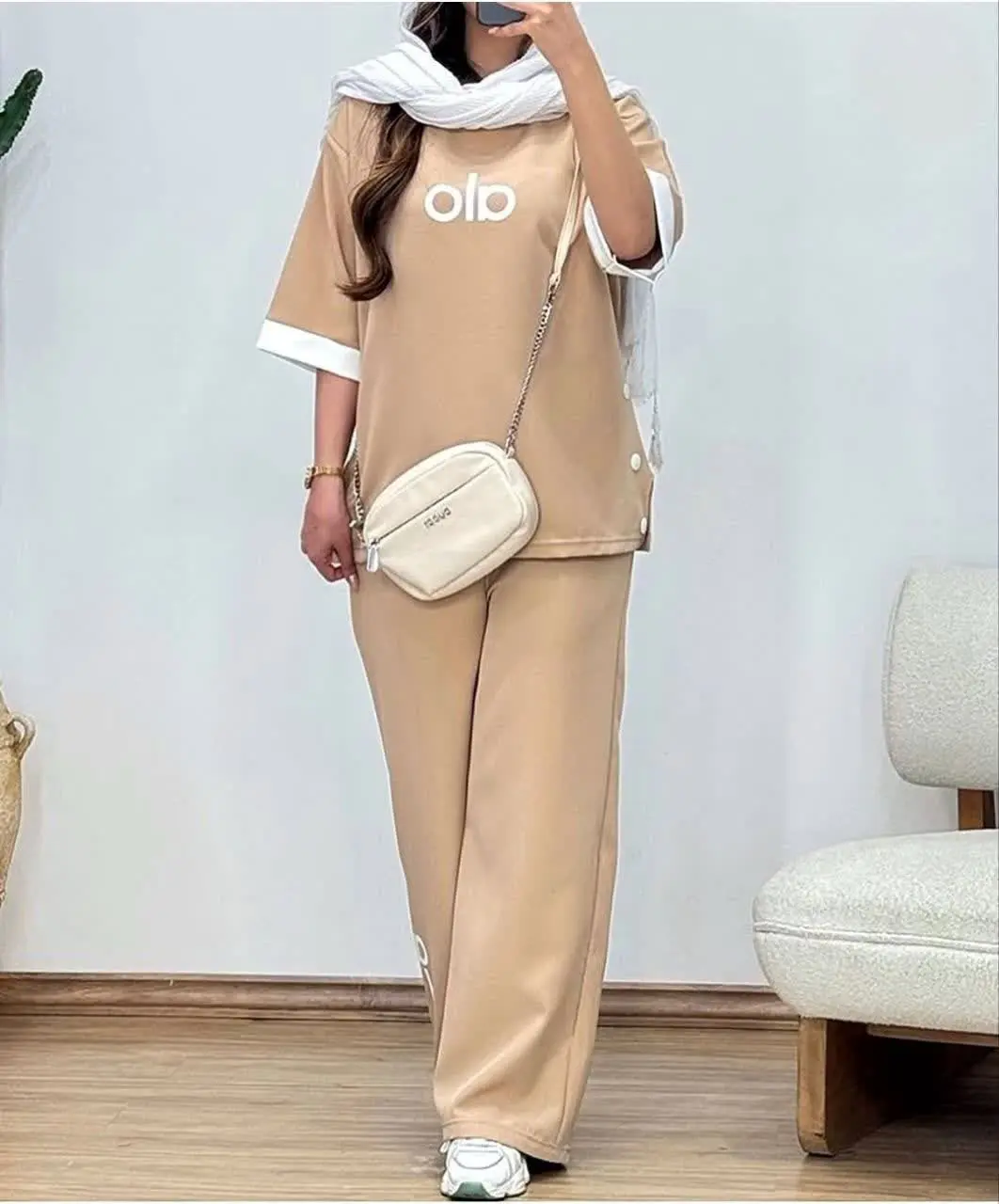 🔹نام: ست تیشرت شلوار alo