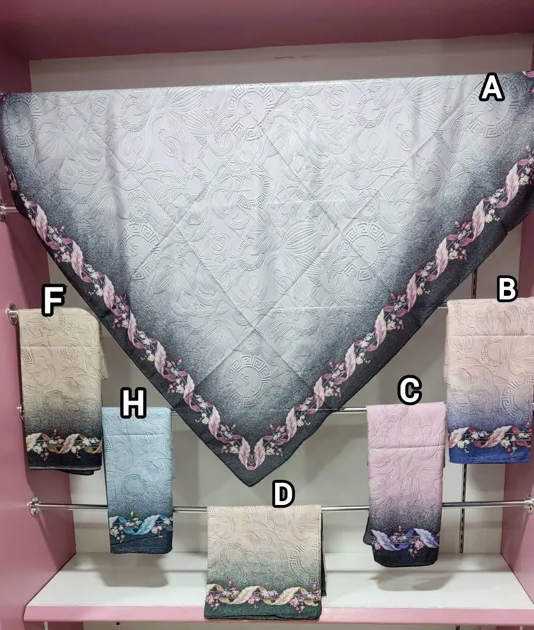 #روسری طرح دریا
