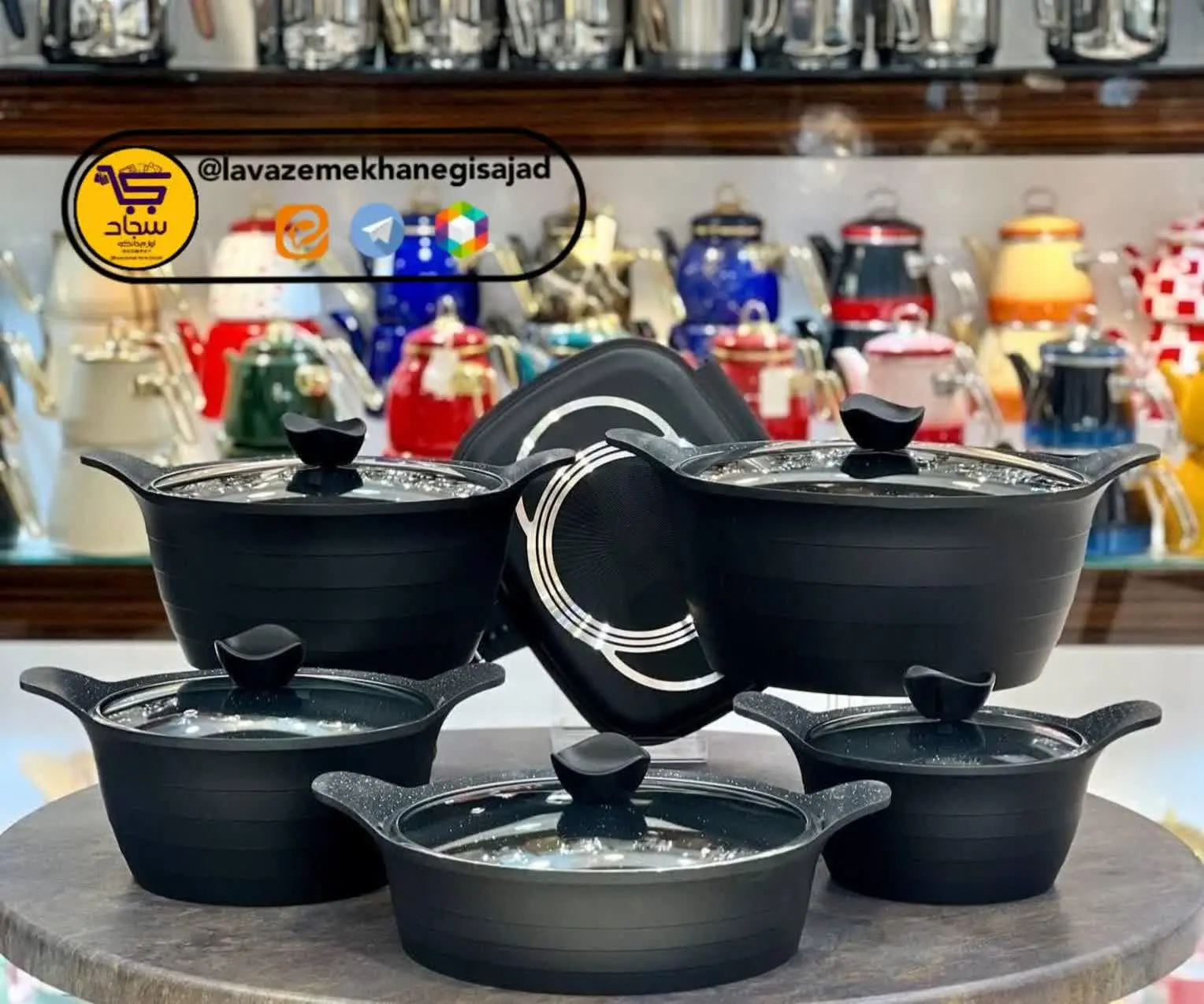 بببه ببه😍یک ست قابلمه زیبا👌