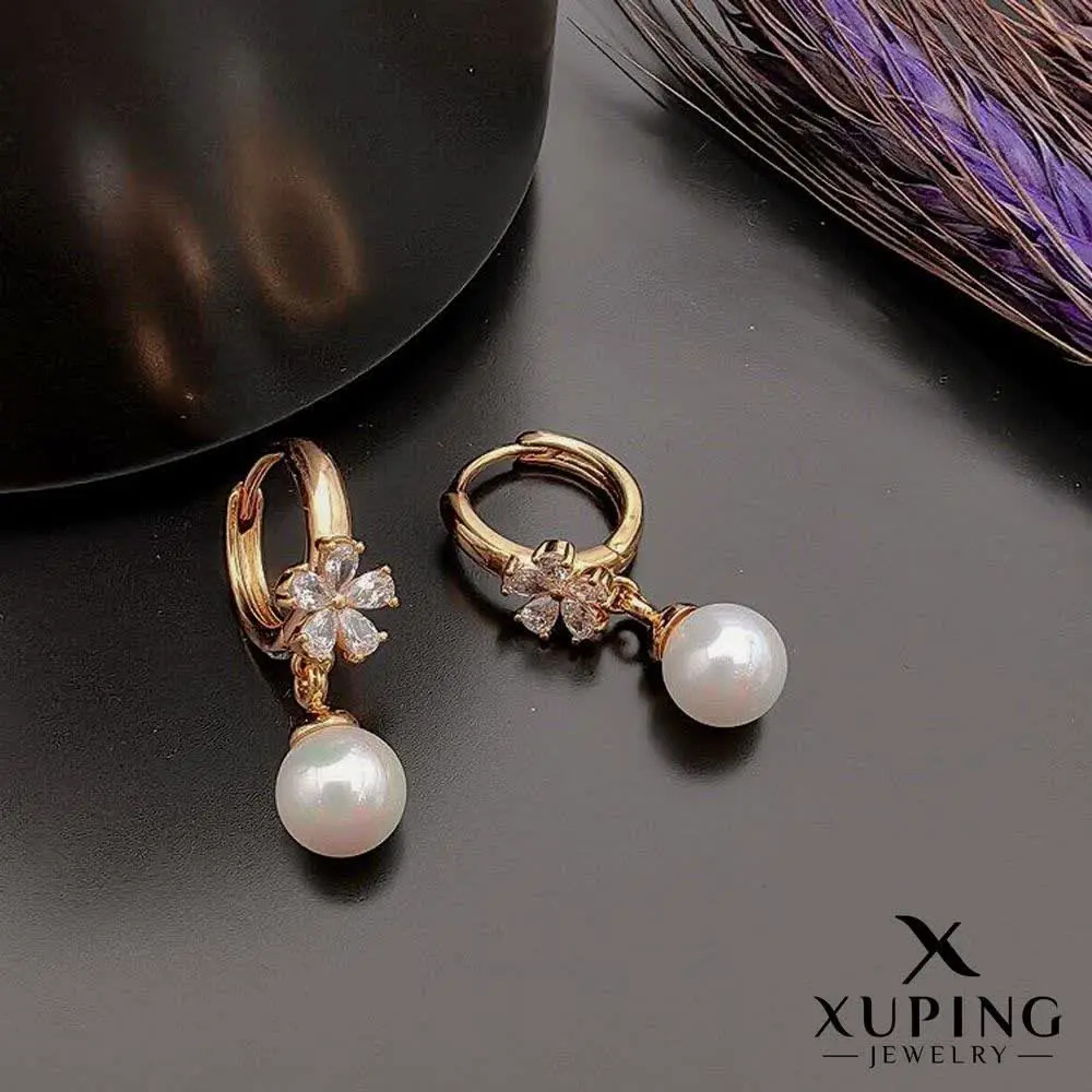 ⚜️ گوشواره بابونه مرواریدآو...