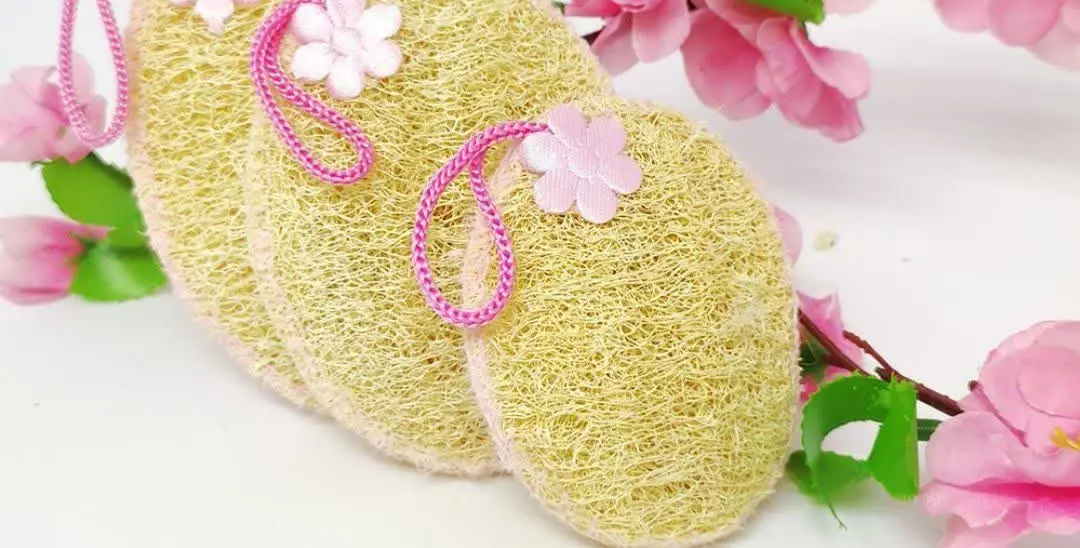 🍃لیف طبیعی لوفا یک طرفه 
