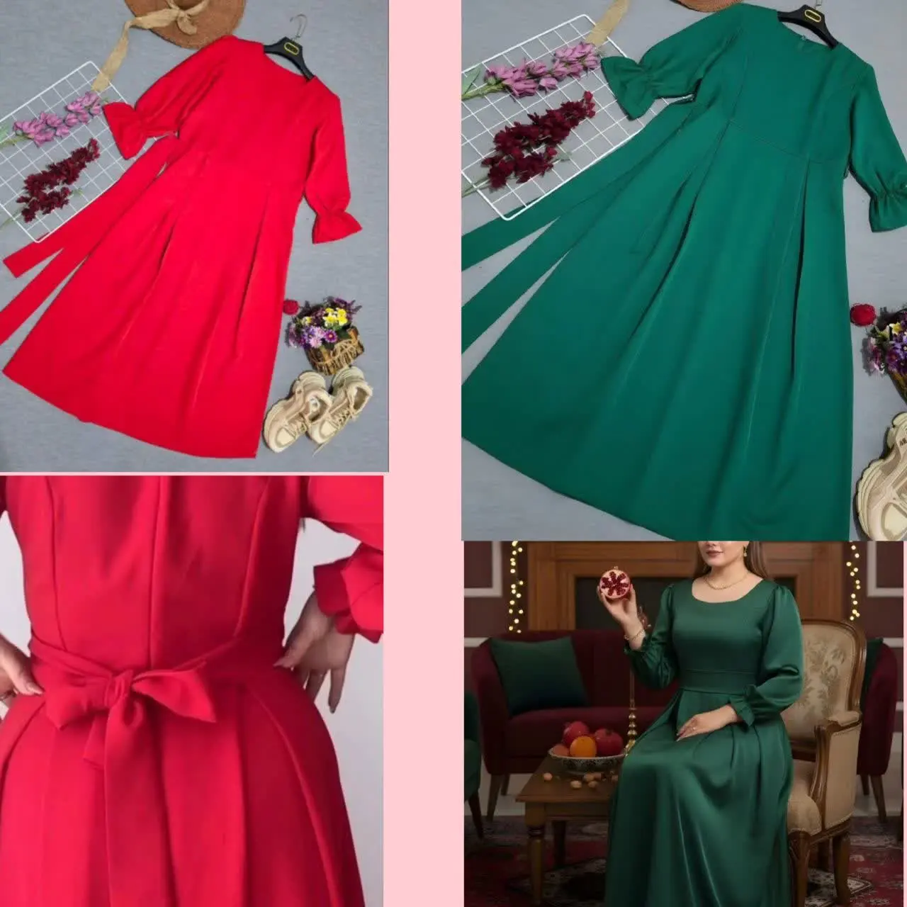 پیراهن ساحلی یلدایی