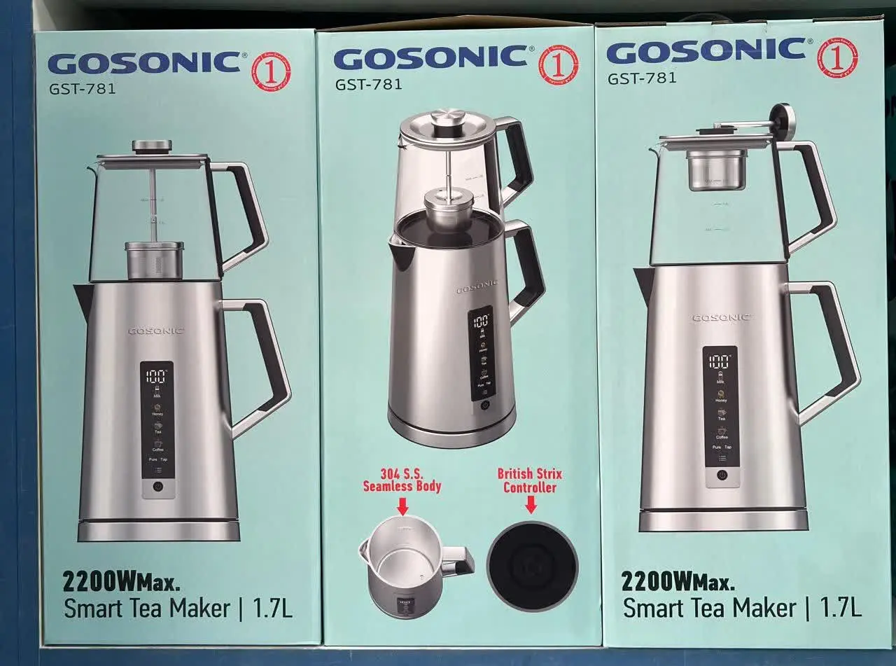 #چای ساز روهمی گوسونیک مدل🍓 GST-۷۸۱
