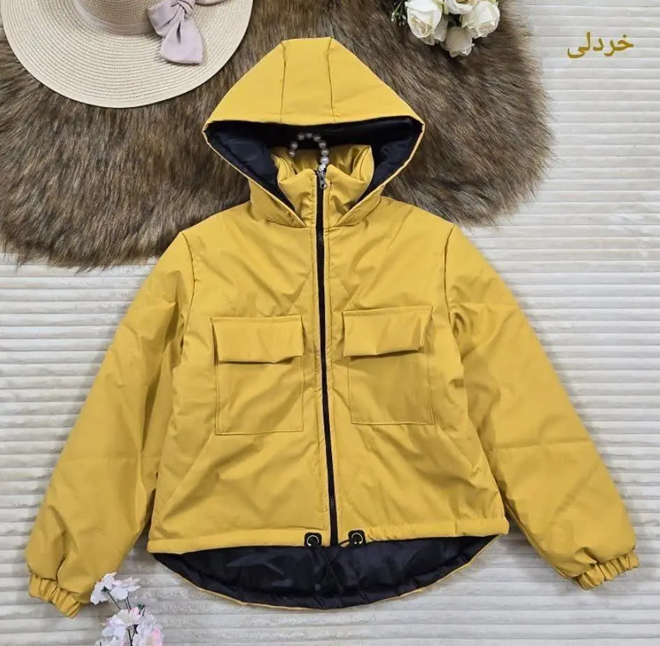 کاپشن سلیکونی کلاهدار