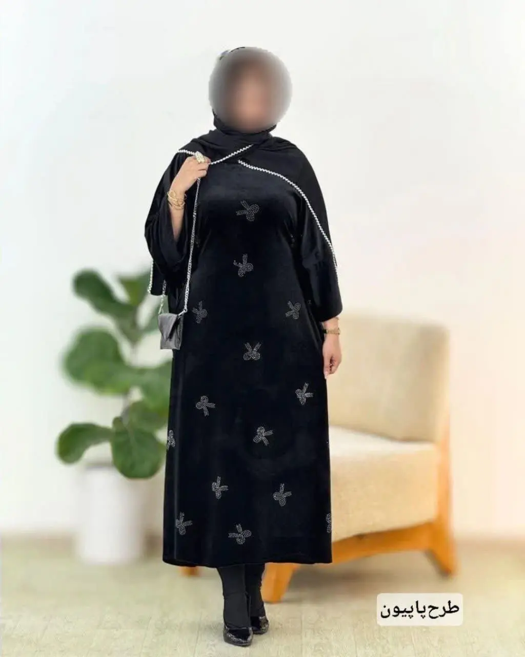 نام:: کفتان عبایی مخمل