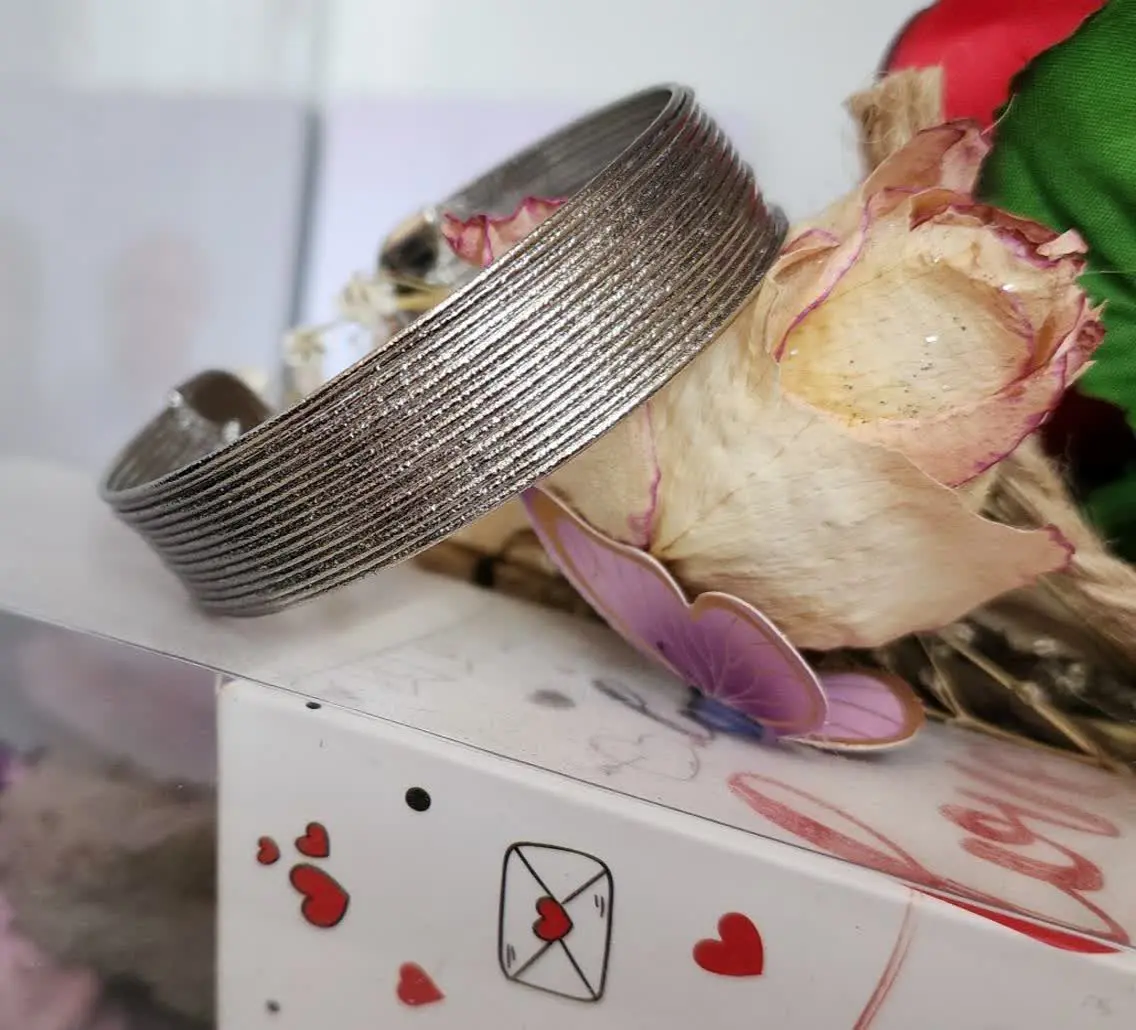 دستبند النگویی ژوپینگ رنگ س...