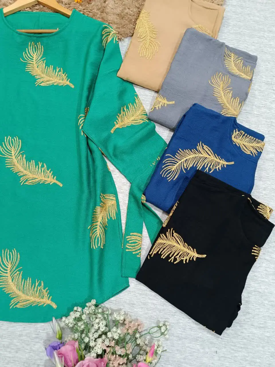 نام: تونیک طرح پر
