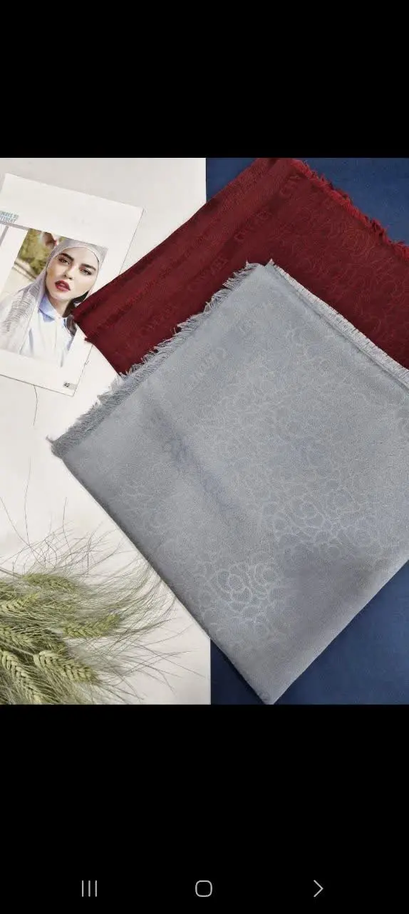 روسری ابریشم ژاکارد
