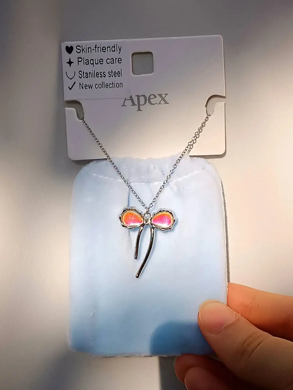 🎀 گردنبند پینترستی پاپیون 🎀