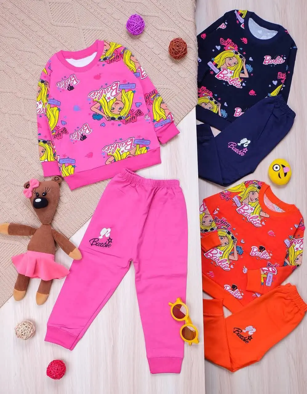 👫بلوز و شلوار دخترانه باربی👫
