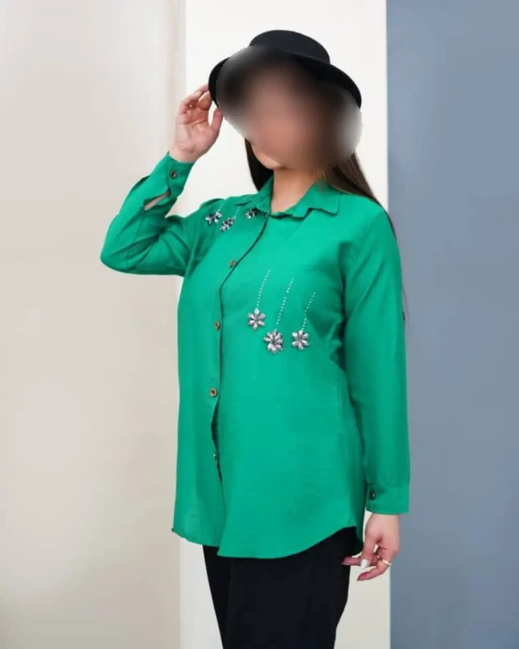 🛍نام: شومیزسنگدوزی گل🌱
