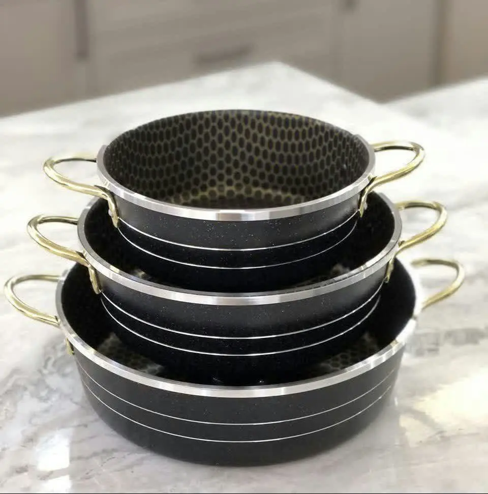 💥 سه تابه گلدانی دو دسته✔️
