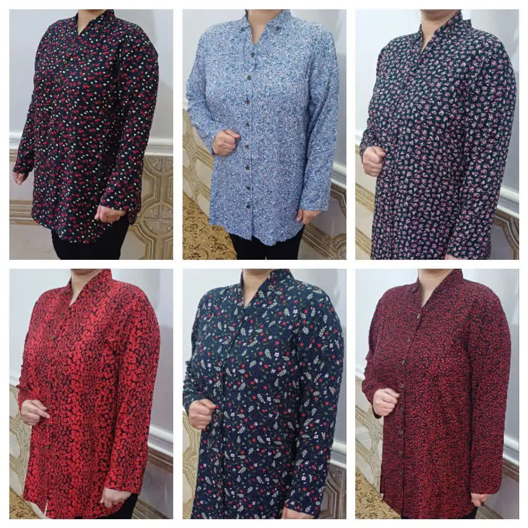 🔥تونیک مانتوی استین بلند نخی
