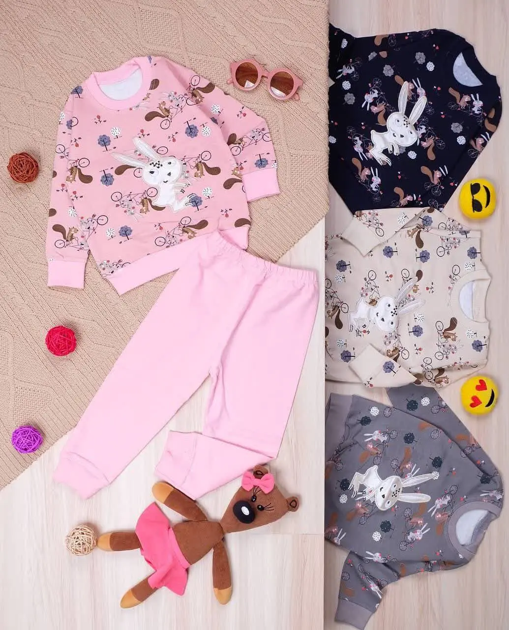 👫بلوز و شلوار خرگوش و سنجاب دوچرخه سوار👫
