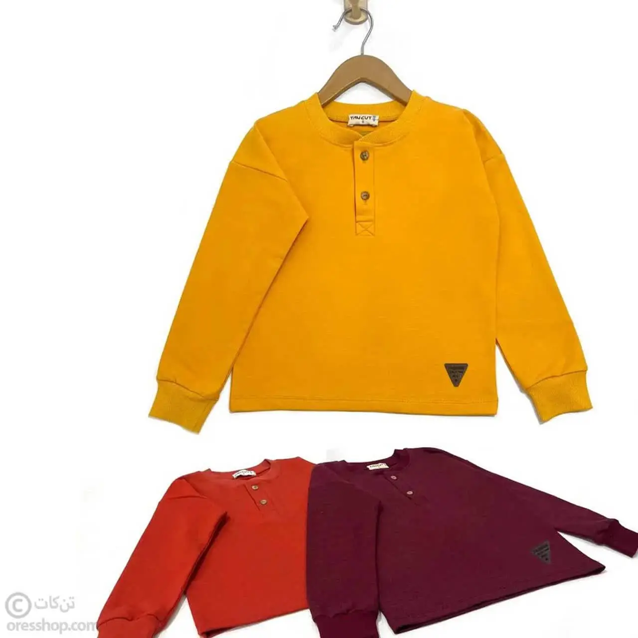 🔸 بلوز پسرانه دورس دو دکمه 🔸
