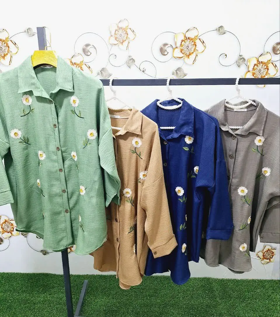 نام: تونیک گلدوزی گل
