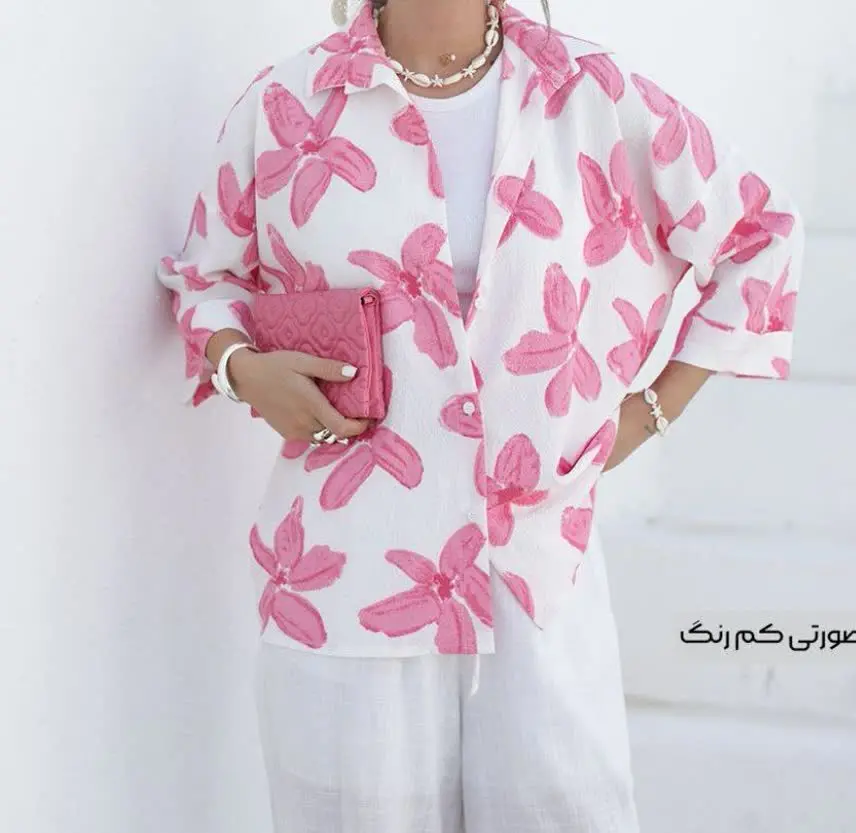 شومیز گلدار