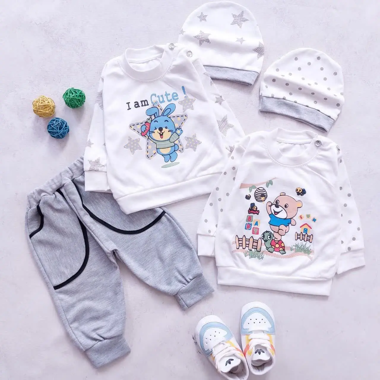 بلوز شلوار نوزادی در دو طرح😍
