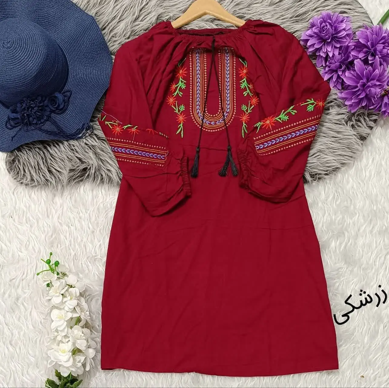 👚نام: شومیز گلدوزی ۶۰۵
