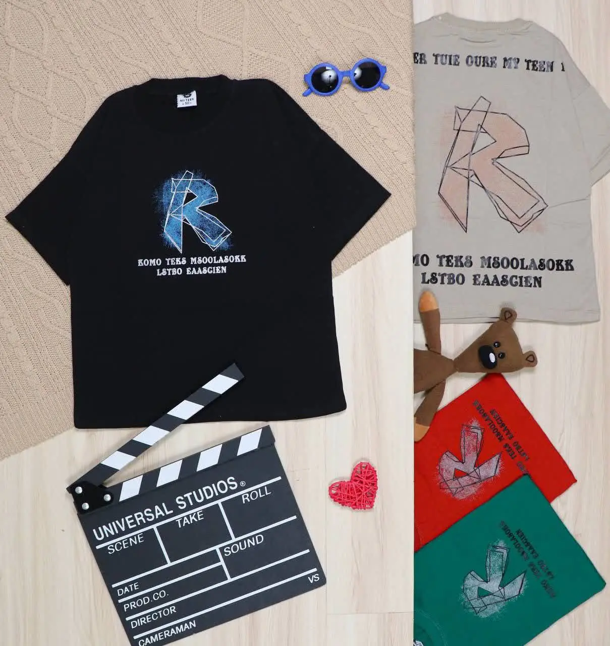 👫تیشرت پسرانه چاپ R👫
