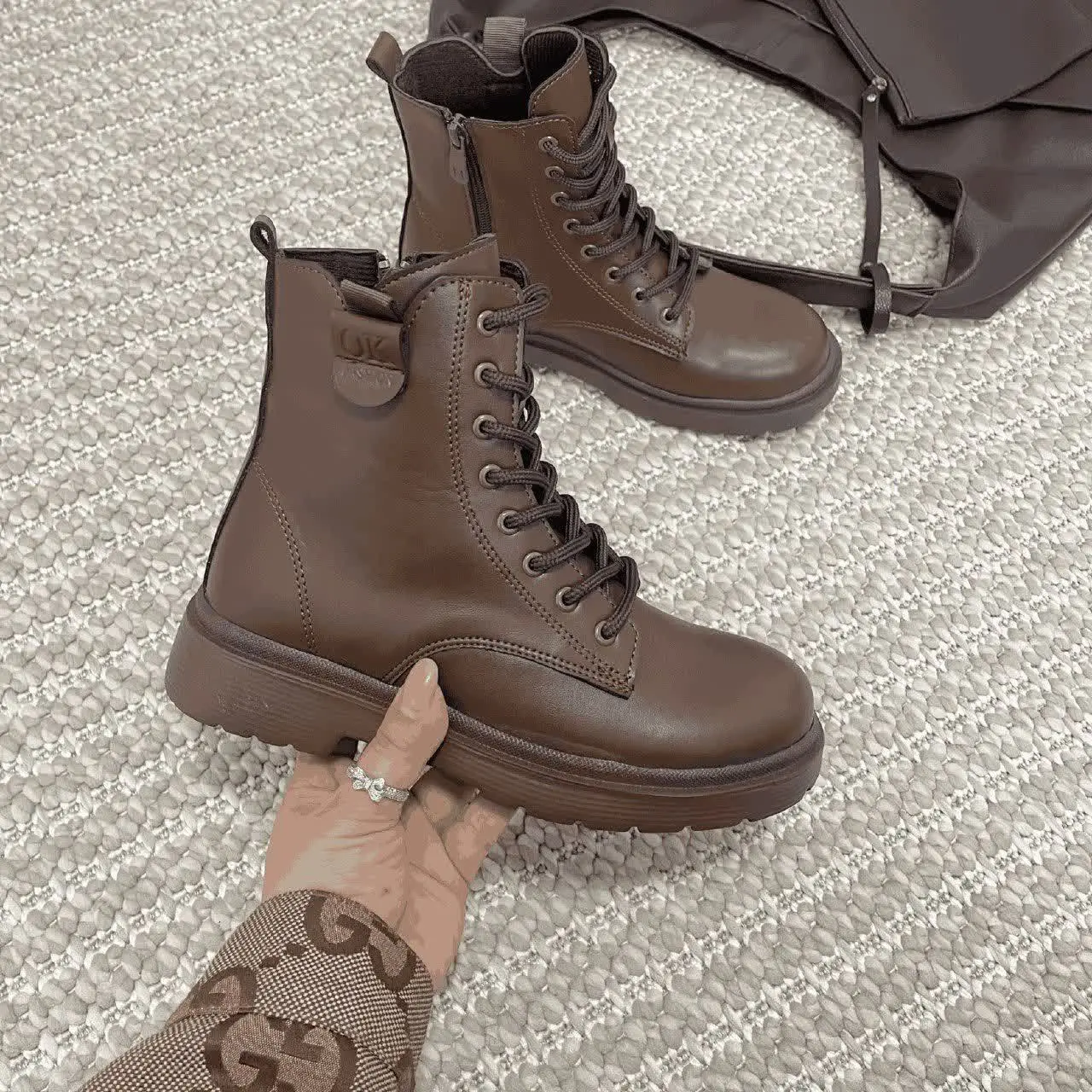 نیمبوت بغل زیپ مدل ok