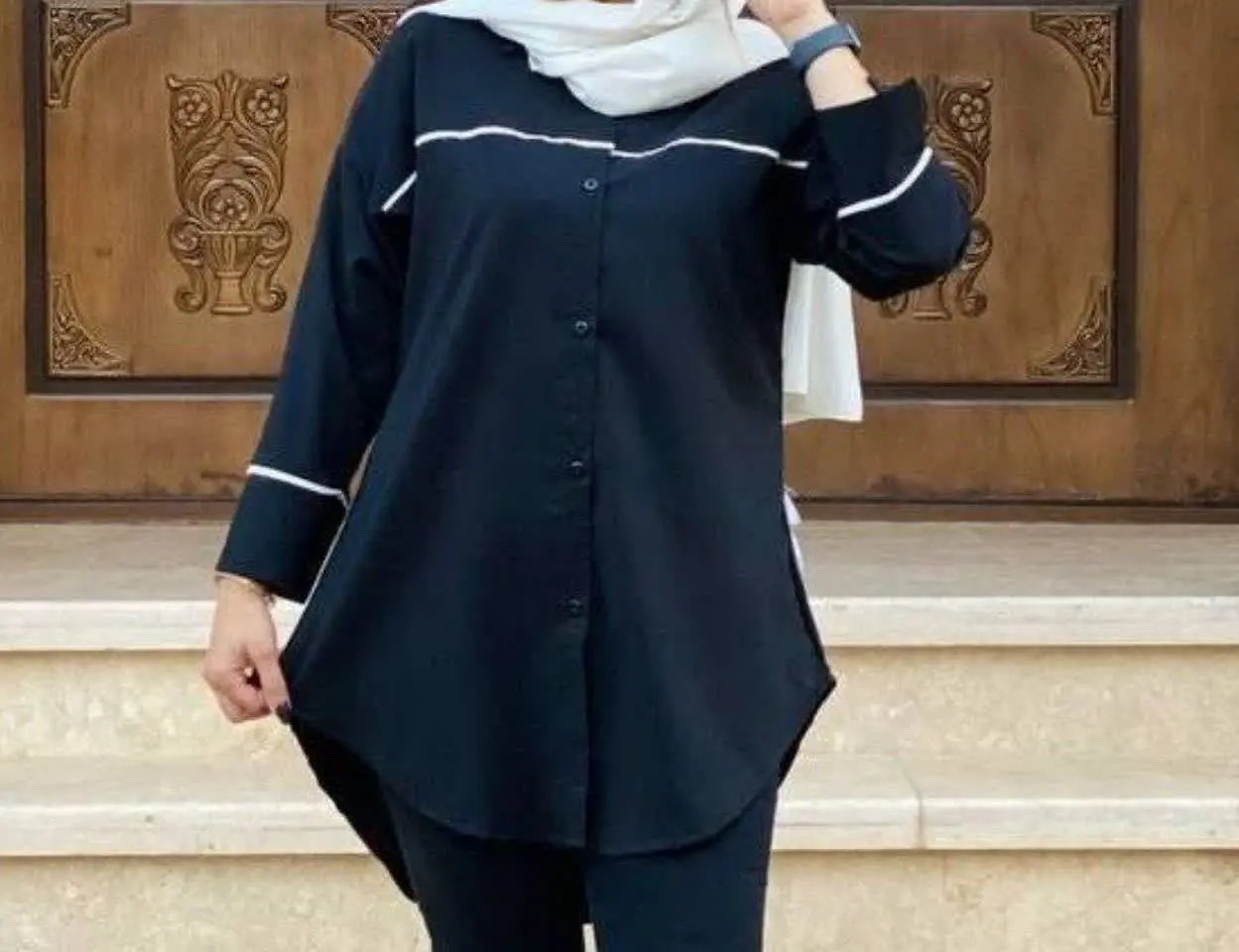 ❤️نام: مانتو مدل آنالیزا🏴 ((ویژه محرم)) 🏴
