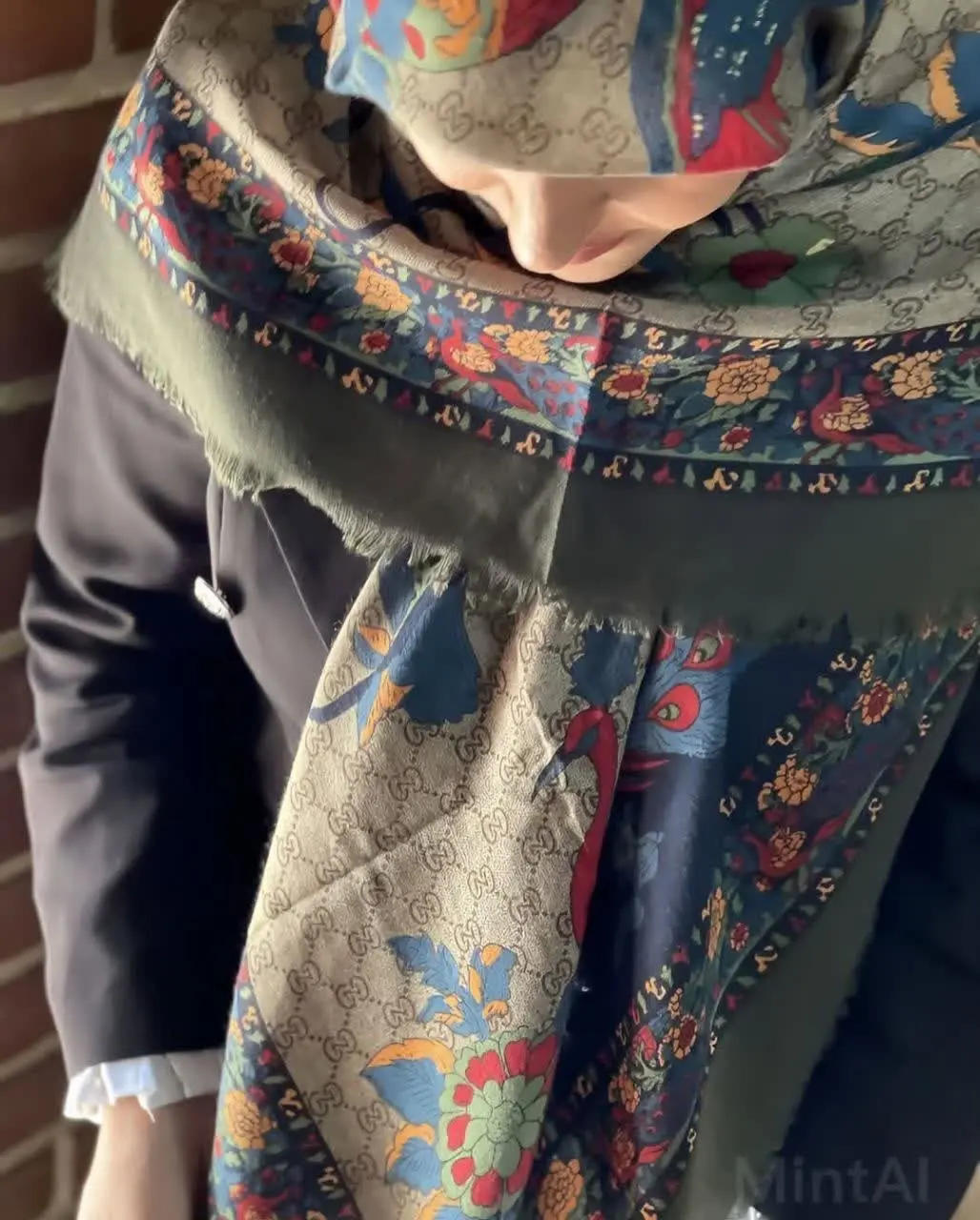 روسری سیا اسکارف وارداتی