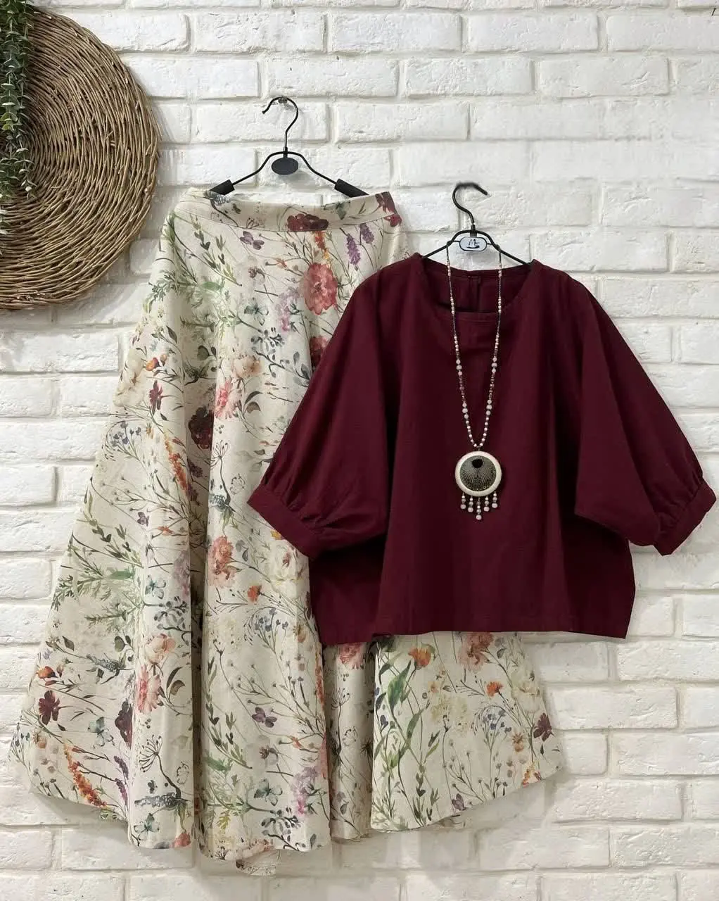 🌷نام: شومیز دامن روماه
