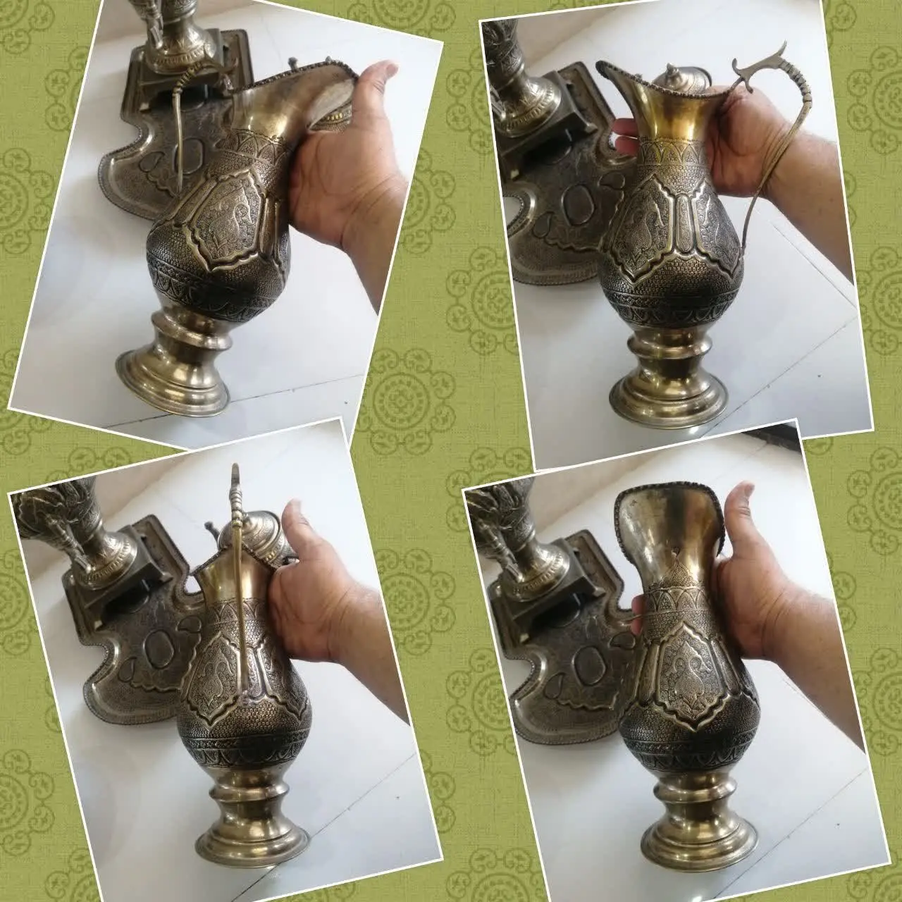 ست سماور برنجی