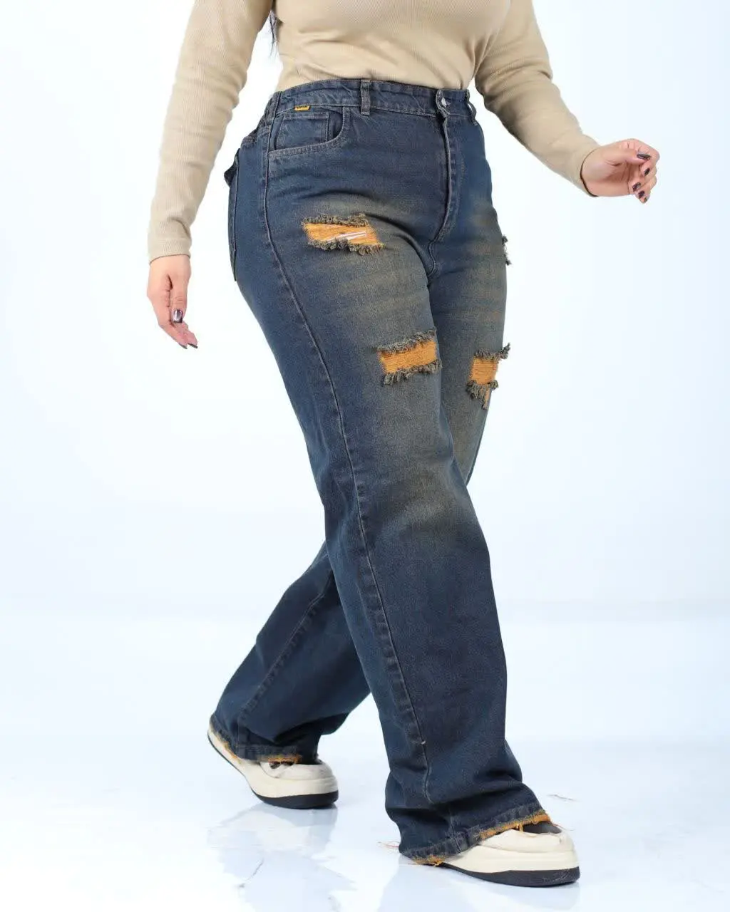 شلوار نیم بگ