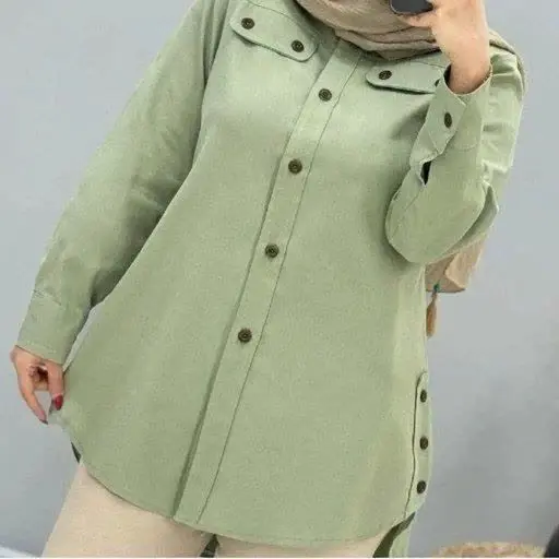 💥 مانتو بغل دکمه 😍