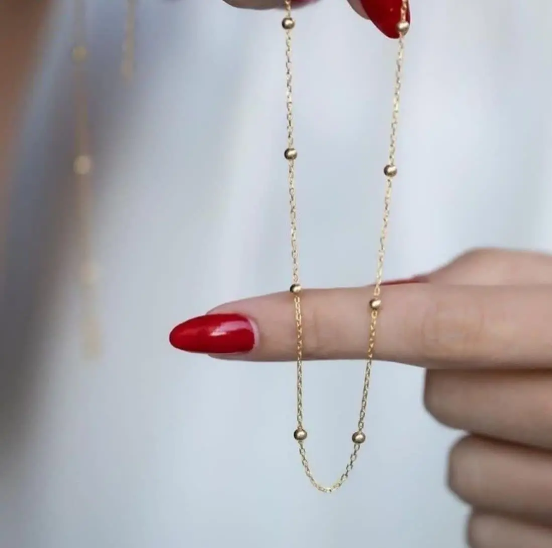 💍گردنبند خلخال یا توپی دست...